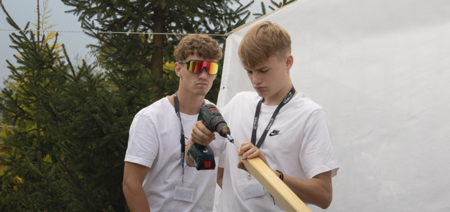 Dobrovoľník na festivale